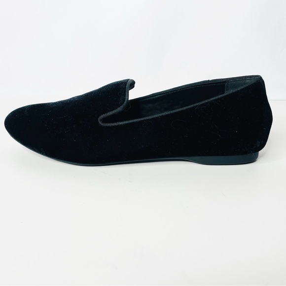Birdies The Starling Black Velvet Round Toe Smoking Slippers Flats Size 8.5 - Picture 4 of 10